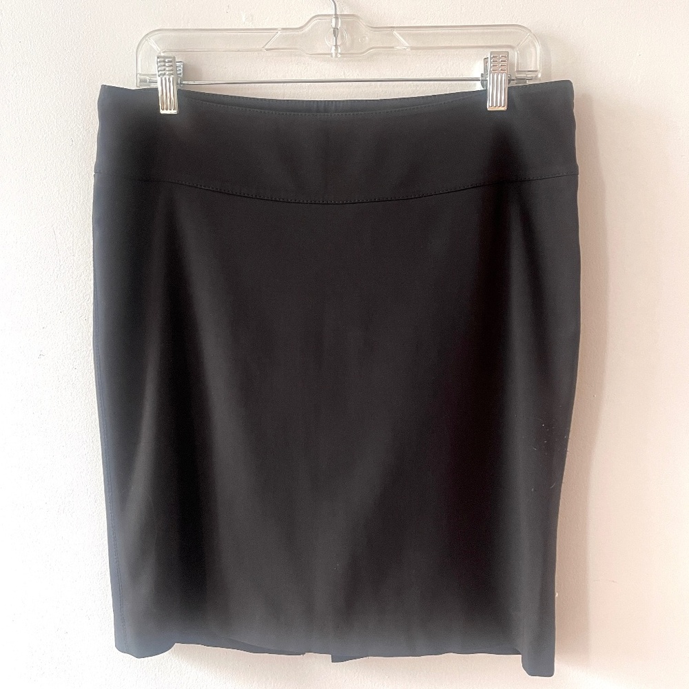 Prada Black Pencil Skirt 44